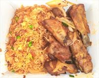 Malaysian Rice with Salt Pepper Ribs